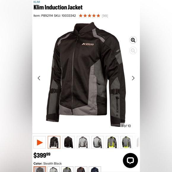 KLIM Induction Jacket - Picture 1 of 2